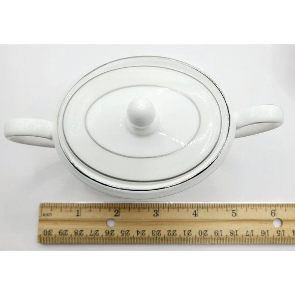 Vera Wang Fine Bone China by Wedgwood LOVE KNOTS Creamer & Sugar Bowl Brand New - Picture 8 of 15